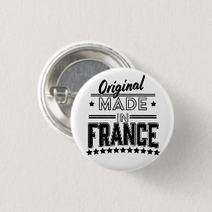 Origineel gemaakt in Frankrijk logo Ronde Button 3,2 Cm