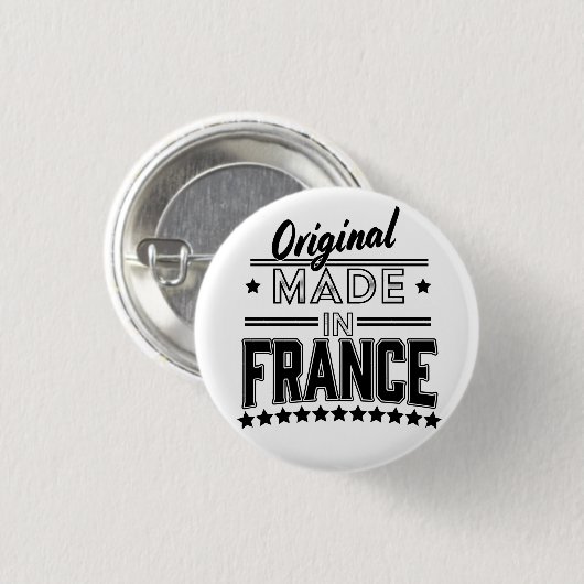 Origineel gemaakt in Frankrijk logo Ronde Button 3,2 Cm (Voorkant /achterkant)