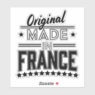 Origineel gemaakt in Frankrijk logo Sticker