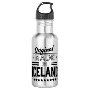 Origineel gemaakt in IJsland Waterfles
