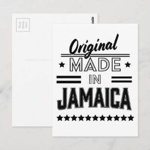 Origineel gemaakt in Jamaica Briefkaart