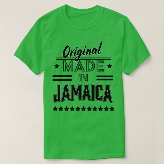 origineel gemaakt in Jamaica T-shirt (Design voorkant)