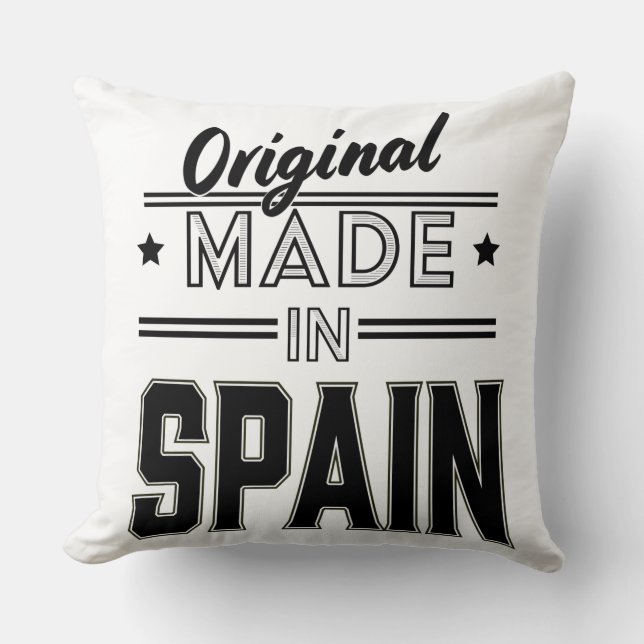 Origineel gemaakt in Spanje Kussen (Voorkant)