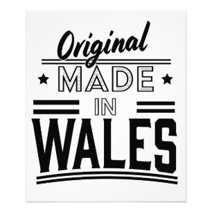 Origineel gemaakt in Wales Foto Afdruk