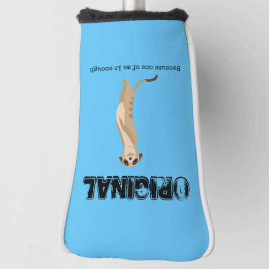 Origineel genoeg golfheadcover (Draai 90)