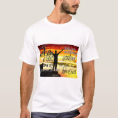 **Origineel geometrisch Abstract handgetekend patr T-shirt (Voorkant)