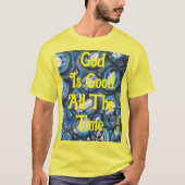 Origineel Geometrisch abstract handgetekend patroo T-shirt (Voorkant)