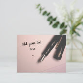 Origineel gepersonaliseerd Briefkaart (Staand voorkant)