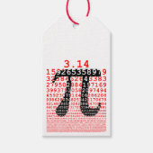 Origineel getal pi dag wiskundig symbool cadeaulabel (Voorkant)