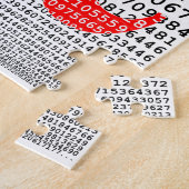 Origineel getal pi dag wiskundig symbool legpuzzel (Zijkant)