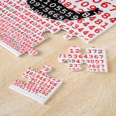 Origineel getal pi dag wiskundig symbool legpuzzel (Zijkant)