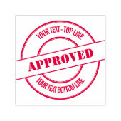 Origineel Goedgekeurd Stempel & Badget Design Red  (Design)