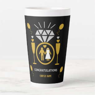Origineel Grappig Verlovingscongratulatie Cadeau  Latte Mok