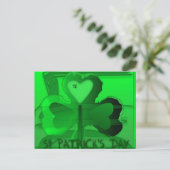 Origineel Happy St Patrick Horizontal Briefkaart (Staand voorkant)