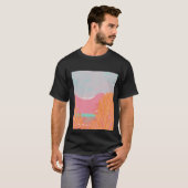 Origineel hedendaags "The Lake" kunstwerk voor hem T-shirt (Voorkant volledig)