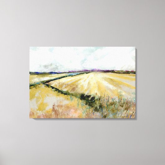 Origineel Iers landschapsschilderij Canvas Afdruk (Voorkant)