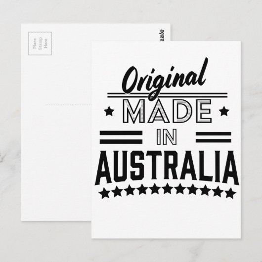 Origineel in Australië Briefkaart (Voorkant / Achterkant)