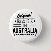 Origineel in Australië Ronde Button 3,2 Cm (Voorkant)
