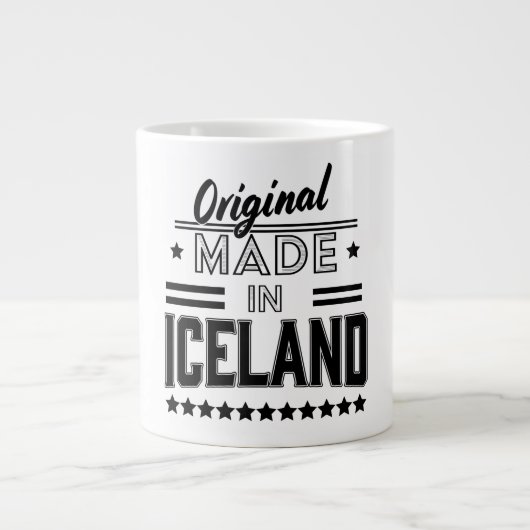 Origineel in IJsland Grote Koffiekop (Voorkant)