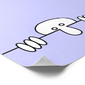 Origineel Kilroy-Poster - Klein Poster (Hoek)