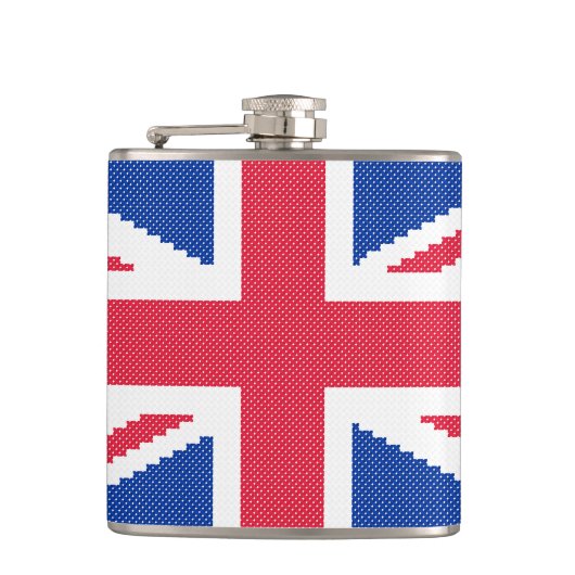 Origineel kruisstiekmodel Uniefactrice Heupfles (Voorkant)