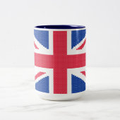 Origineel kruisstiekmodel Uniefactrice Tweekleurige Koffiemok (Center)