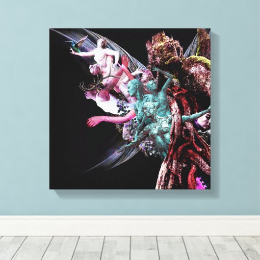 Origineel kunstwerk #1 canvas afdruk (Insitu (Houten vloer))