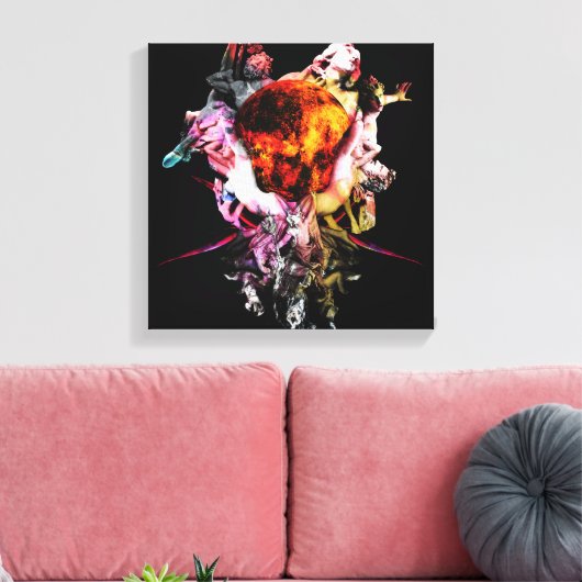 Origineel kunstwerk #3 canvas afdruk (Insitu (Woonkamer))