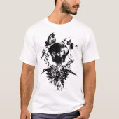 Origineel kunstwerk #3 Zwart en wit T-shirt (Voorkant)