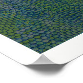 Origineel kunstwerk monstera blad poster (Hoek)