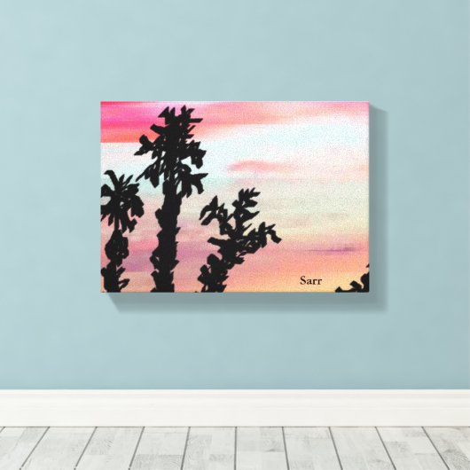 Origineel kunstwerk/Prints van Sarr Canvas Afdruk (Insitu (Houten vloer))