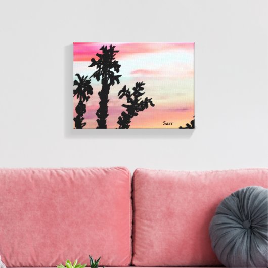 Origineel kunstwerk/Prints van Sarr Canvas Afdruk (Insitu (Woonkamer))