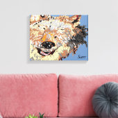 Origineel kunstwerk/Prints van Sarr Canvas Afdruk (Insitu (Woonkamer))