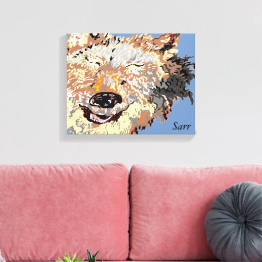 Origineel kunstwerk/Prints van Sarr Canvas Afdruk (Insitu (Woonkamer))