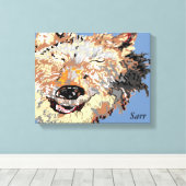 Origineel kunstwerk/Prints van Sarr Canvas Afdruk (Insitu (Houten vloer))