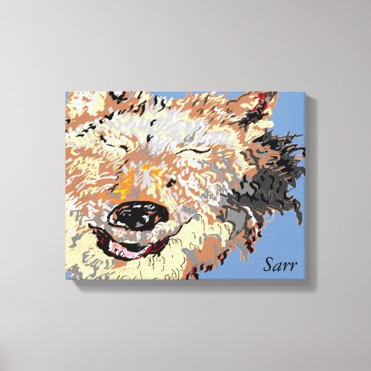 Origineel kunstwerk/Prints van Sarr Canvas Afdruk (Voorkant)