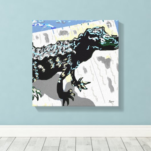 Origineel kunstwerk/Prints van Sarr Canvas Afdruk (Insitu (Houten vloer))