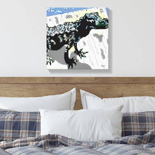 Origineel kunstwerk/Prints van Sarr Canvas Afdruk (Insitu (Slaapkamer))