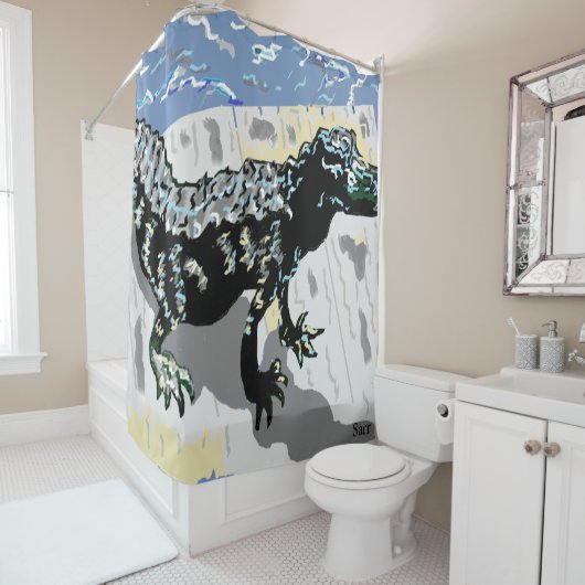 Origineel kunstwerk/Prints van Sarr Douchegordijn (In situ)