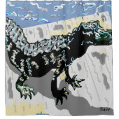 Origineel kunstwerk/Prints van Sarr Douchegordijn (Voorkant)