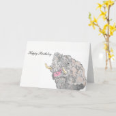 Origineel kunstwerk/Prints van Sarr Kaart (Gele Bloem)