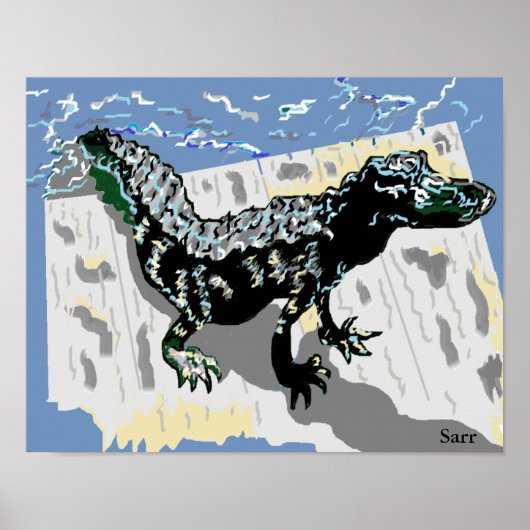 Origineel kunstwerk/Prints van Sarr Poster (Voorkant)