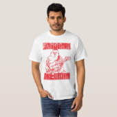 Origineel kunstwerk versteld t-shirt (Voorkant volledig)