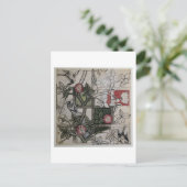 Origineel kunstwerk voor het ontwerp van het behan briefkaart (Staand voorkant)