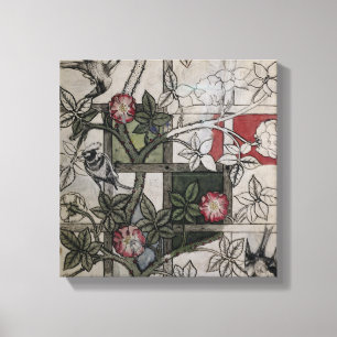 Origineel kunstwerk voor het ontwerp van het behan canvas afdruk