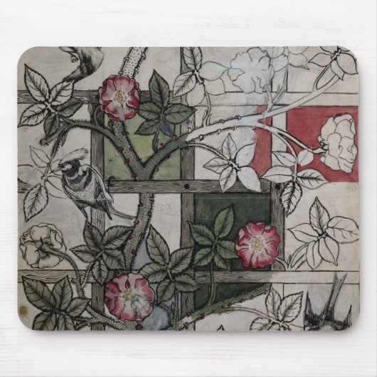 Origineel kunstwerk voor het ontwerp van het behan muismat (Voorkant)