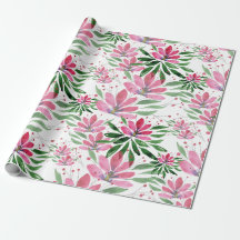 Origineel Kunstwerk Waterverf Bloemen Bloeien