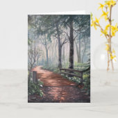 Origineel kunstwerk Wenskaart Kaart (Gele Bloem)