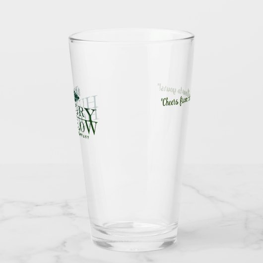 Origineel Logo groen pint glas (Links)