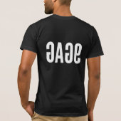 Origineel logo t-shirt met 9gag - gespiegeld achte (Achterkant)